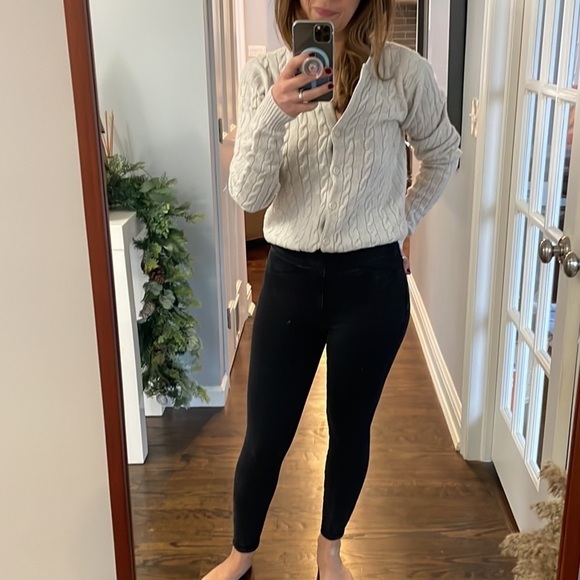 J Crew Black Denim Jeggings - Picture 1 of 13